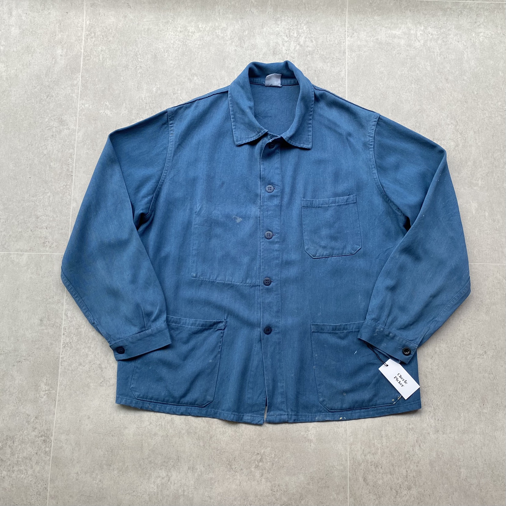 60~70&#039;s French Work Jacket 105 Size - 체리피커