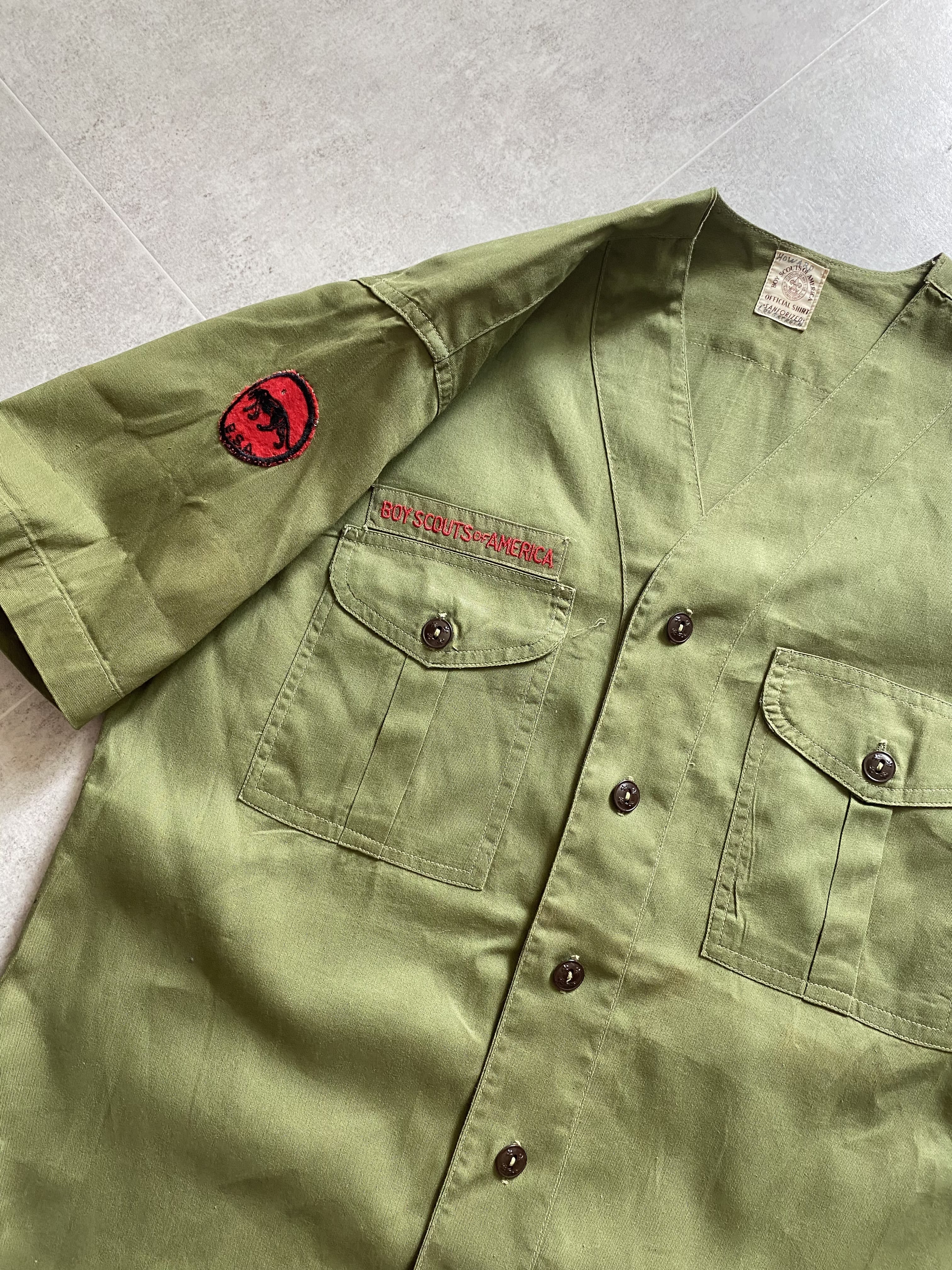 60&#039;s Boy Scouts Of America Official Shirt Vest 100 Size - 체리피커