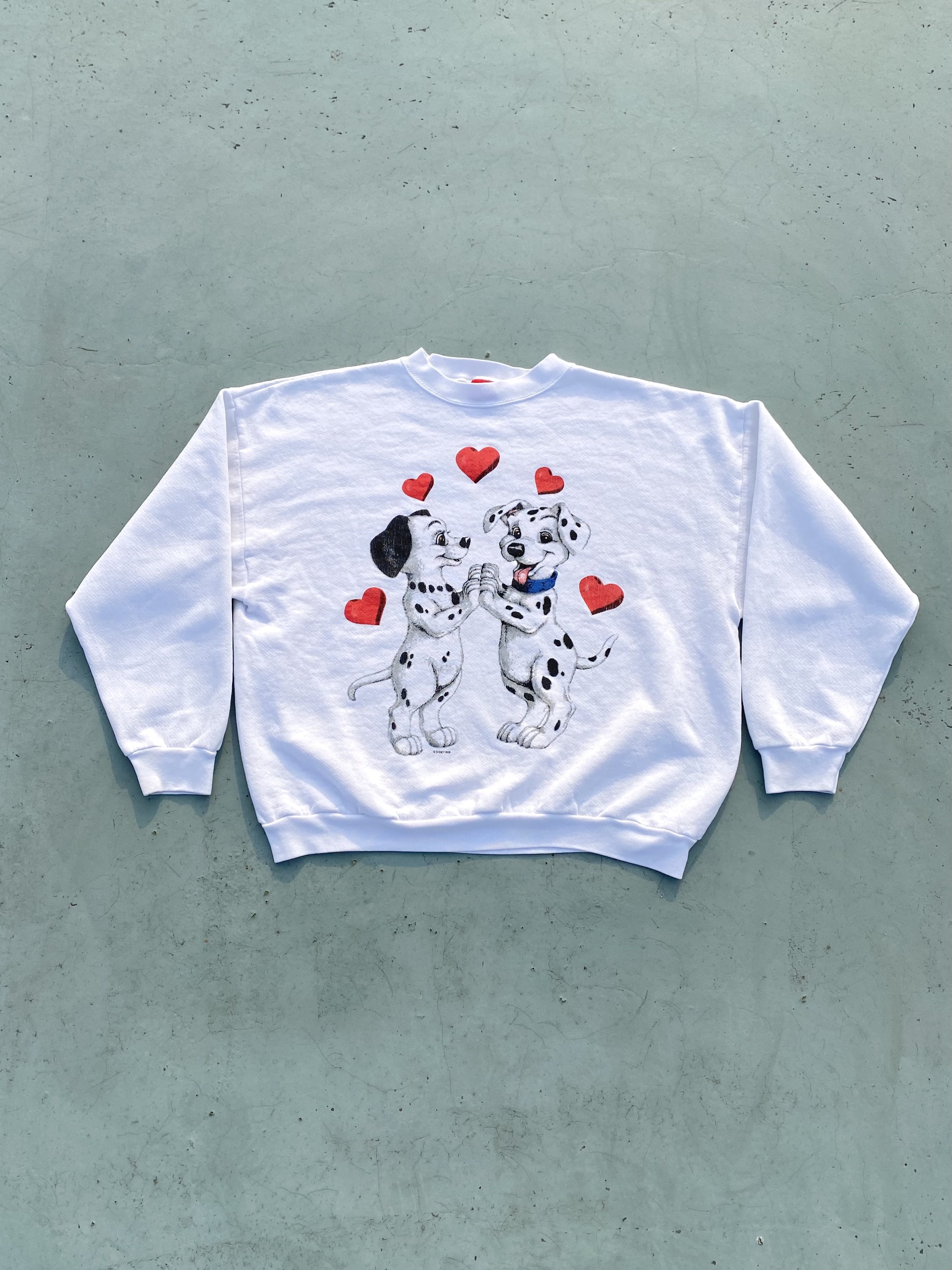 90&#039;s Walt Disney Original 101 Dalmatians Sweatshirt XL(105~108) - 체리피커