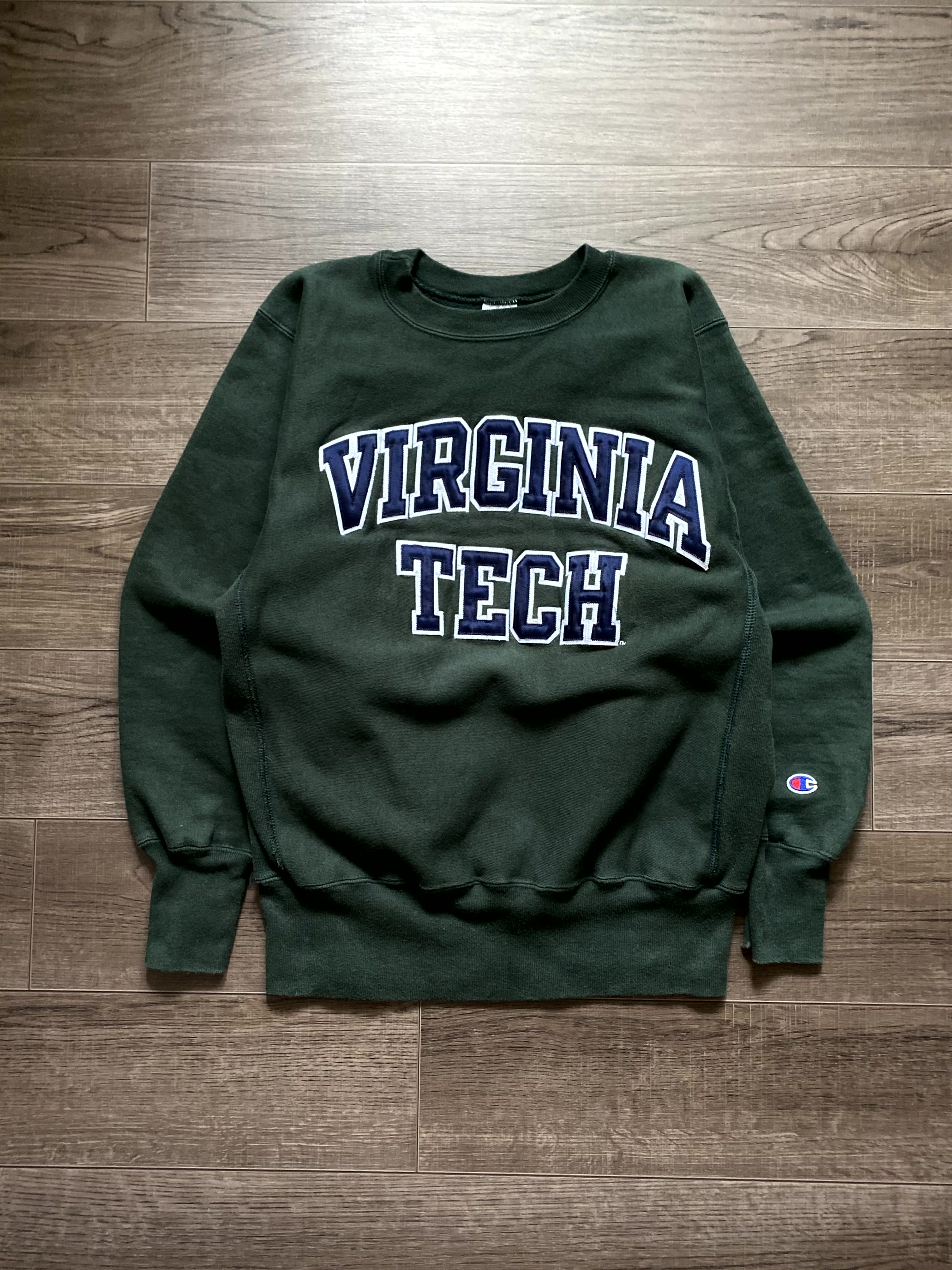 90&#039;s Champion VIRGINIA TECH Reverse Weave Sweatshirt M(100) - 체리피커