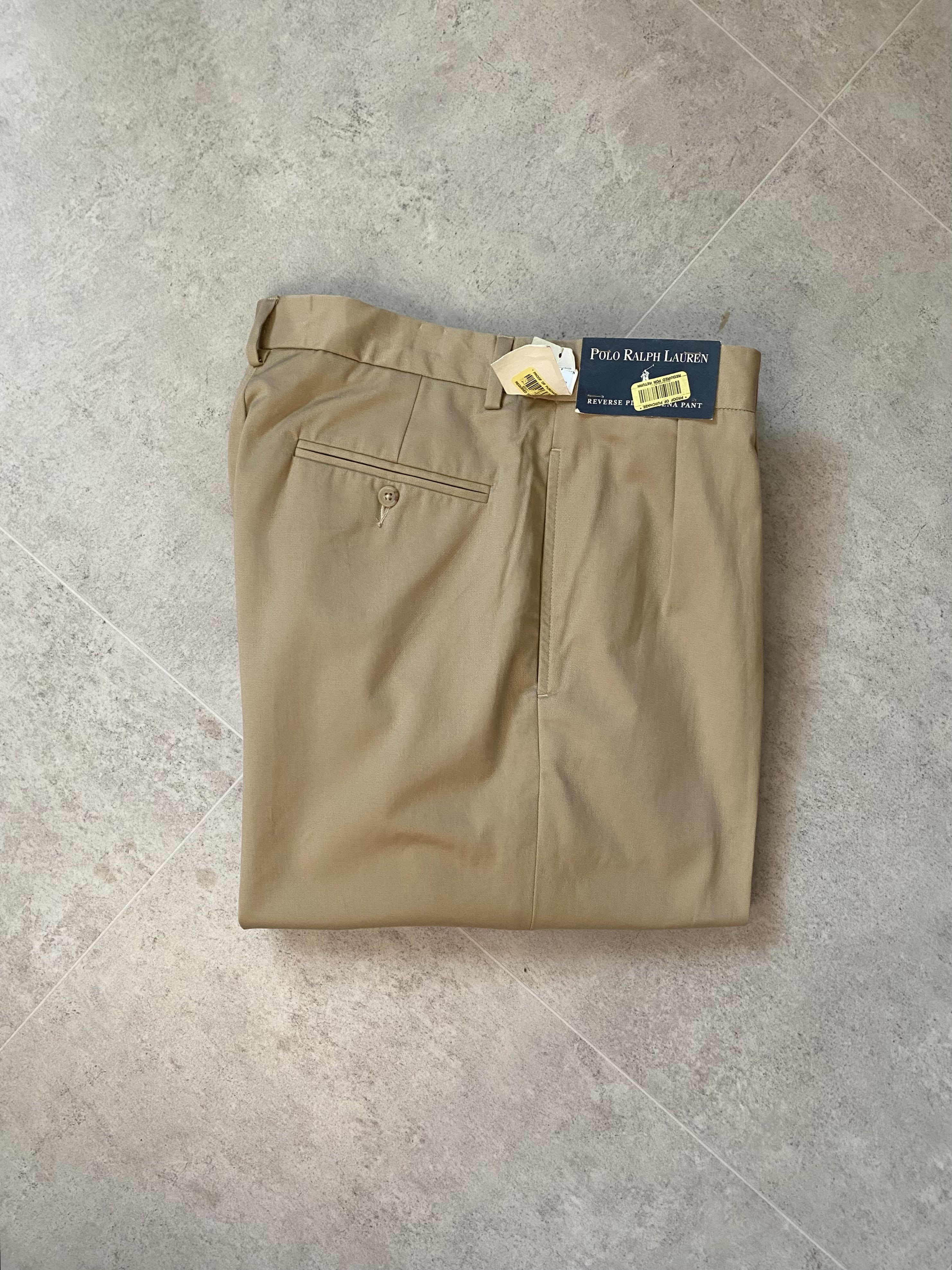 00&#039;s Polo Ralph Lauren 2 Tuck Classic Pants 31 Size Deadstock - 체리피커
