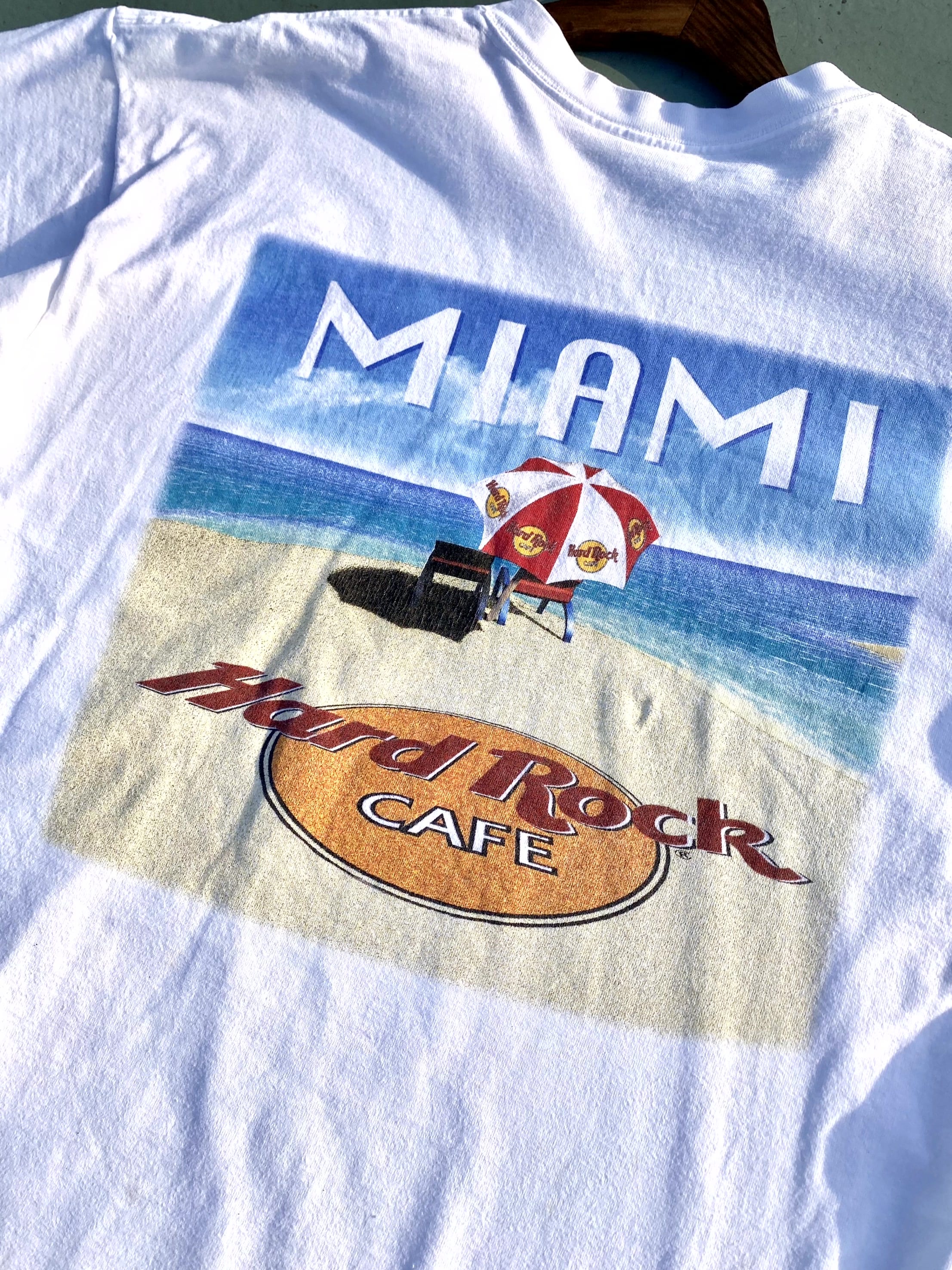 Hard Rock Cafe &#039;MIAMI&#039; T-Shirt XL(~105) - 체리피커
