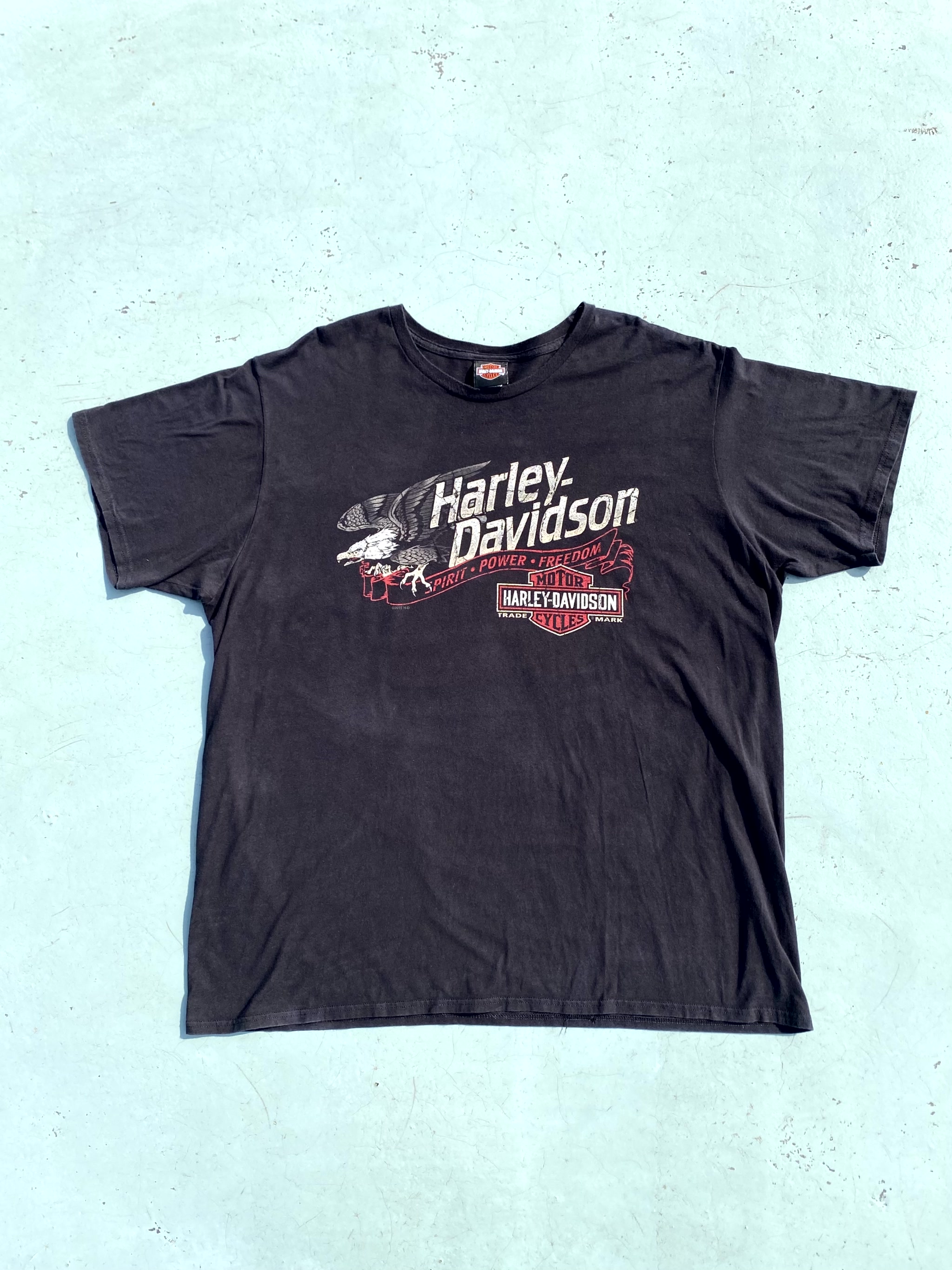 Harley Davidson &#039;Spirit Power Freedom&#039; T-Shirt 3XL(110~) - 체리피커