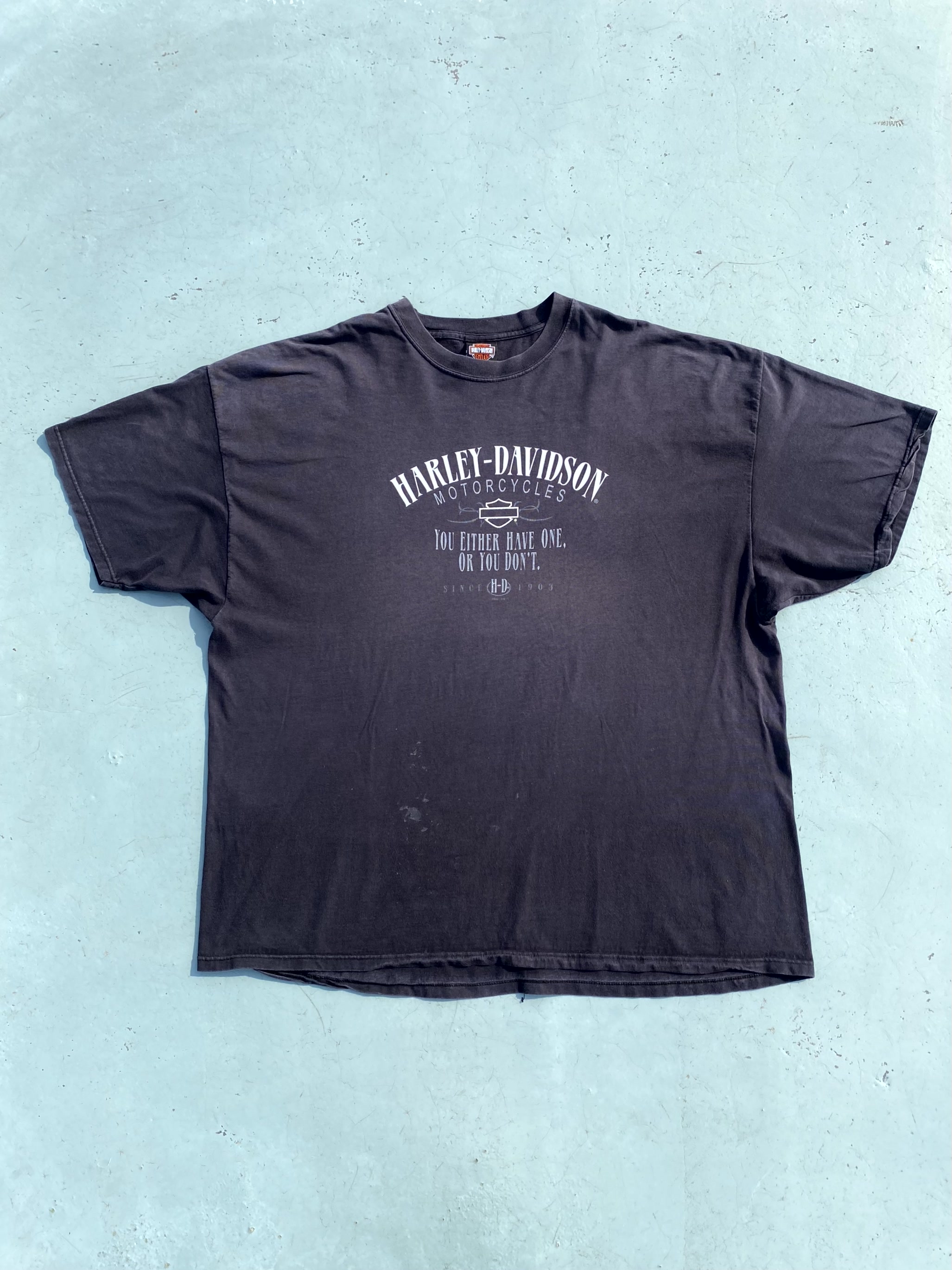 Harley Davidson &#039;You Either Have One, Or You Don&#039;t&#039; Printing T-Shirt 4XL(110~) - 체리피커