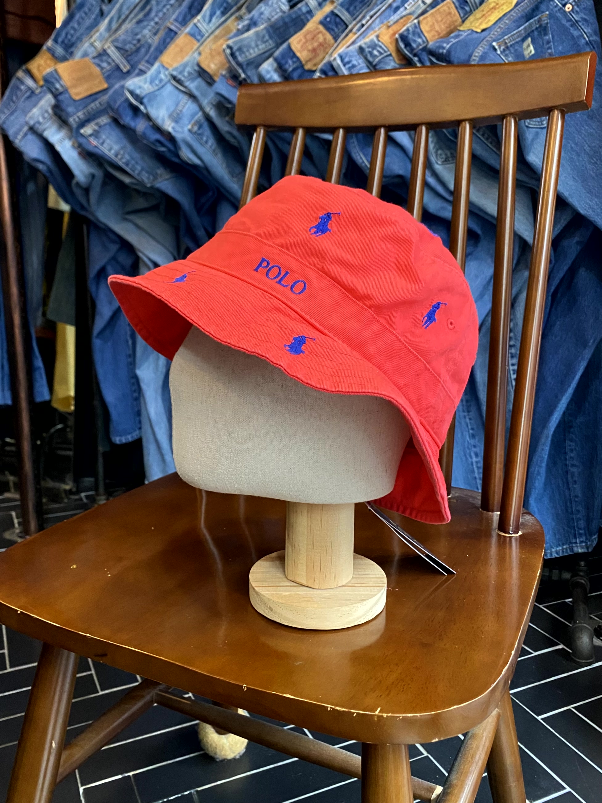 Polo Ralph Lauren Pony Bucket Hat - 체리피커