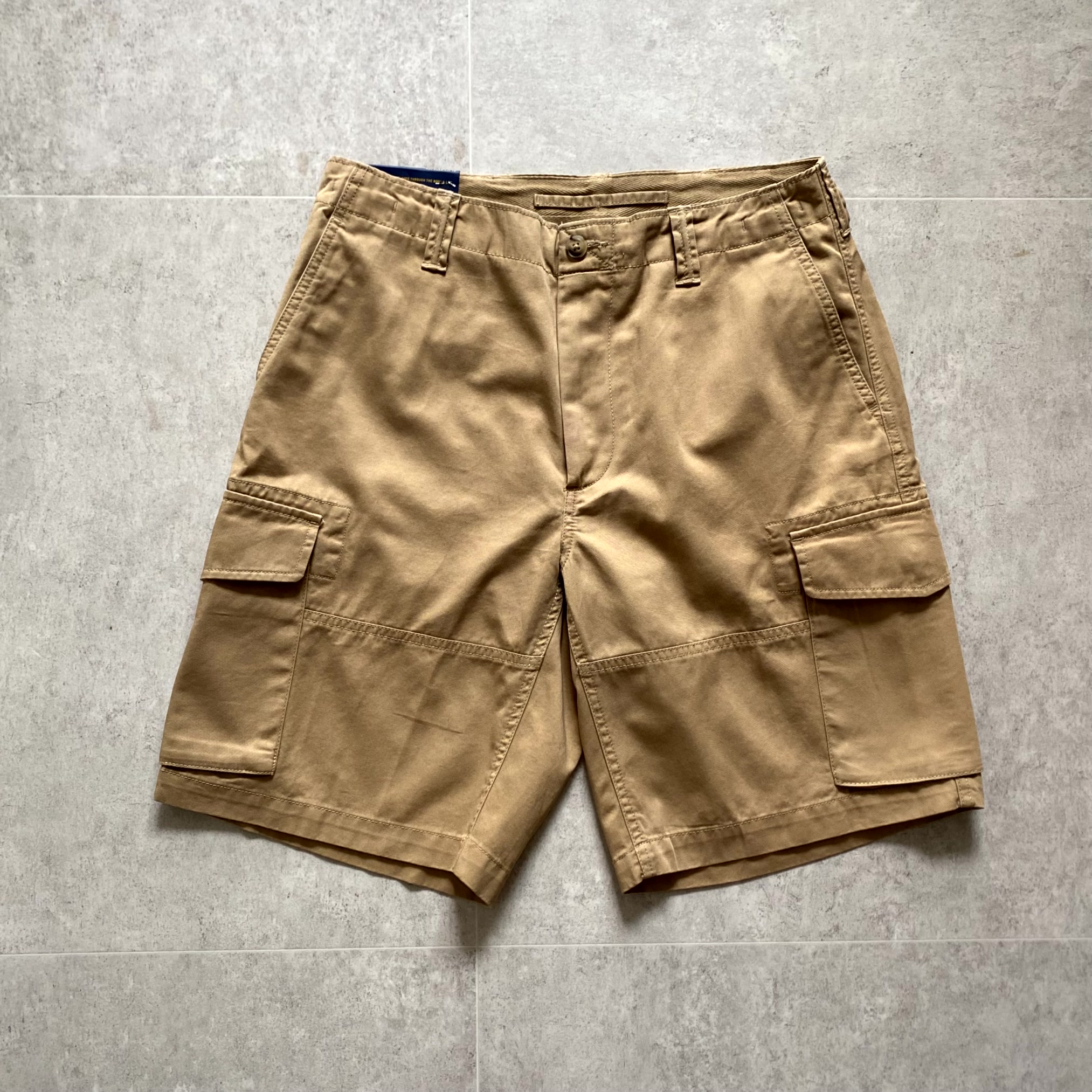 Polo Ralph Lauren Khaki Cargo Half Pants 33~34 Size - 체리피커