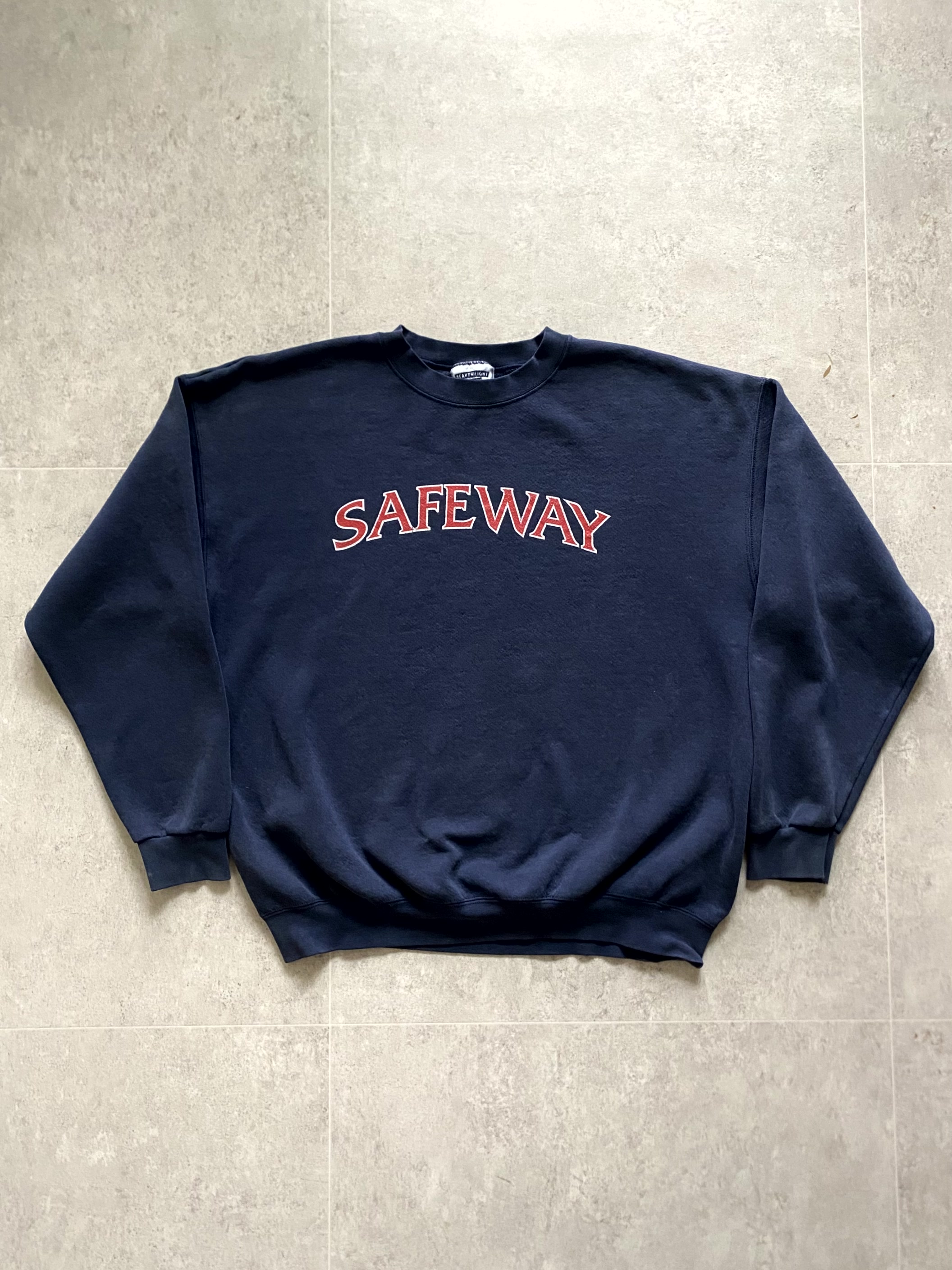 90&#039;s Lee &#039;SAFE WAY&#039; Heavy Weight Sweatshirt XL(105) - 체리피커