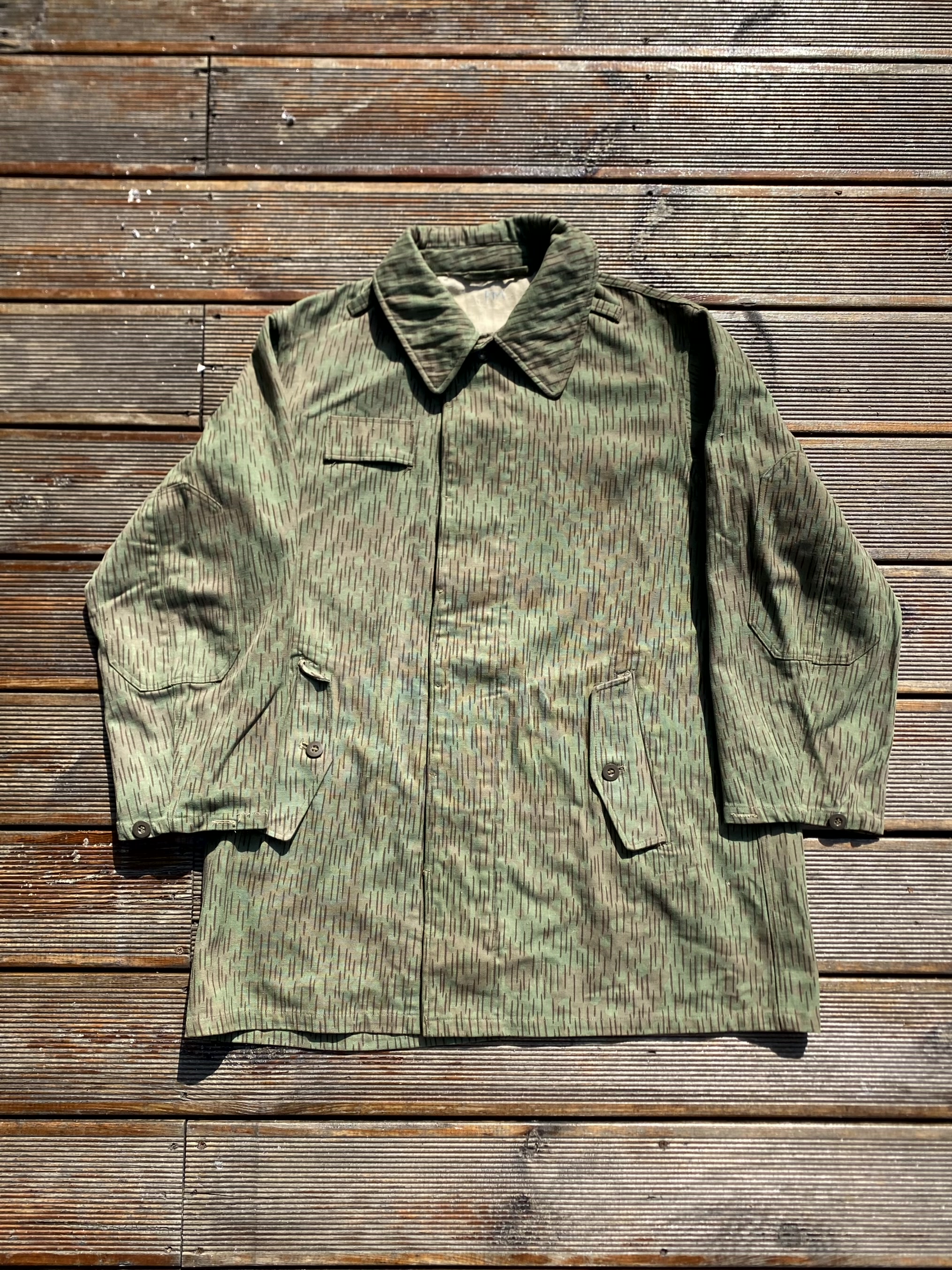 60&#039;s Czech Army Rain Drop Camo Field Jacket 100~105 Size - 체리피커