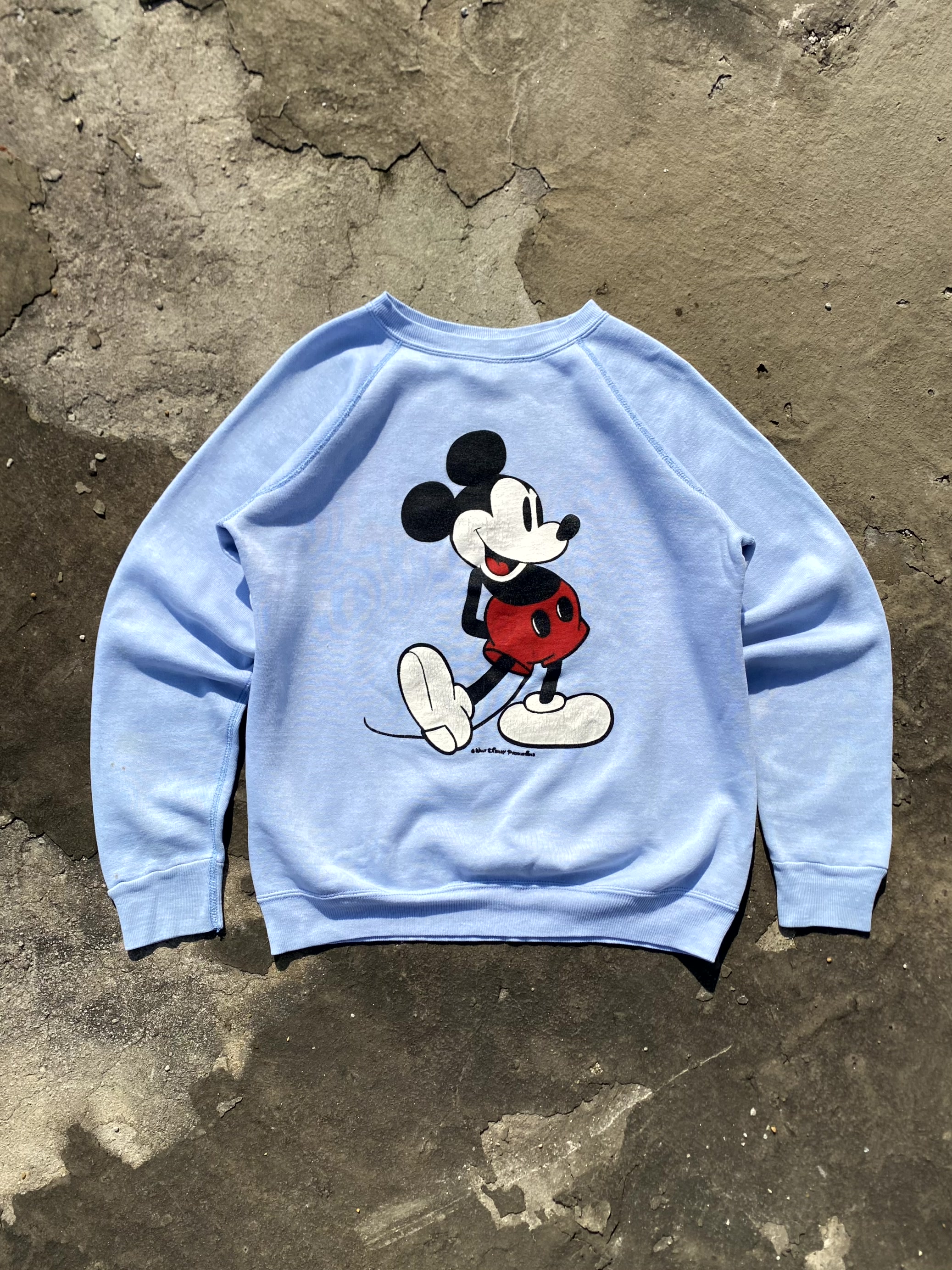 70&#039;s Walt Disney Original Mickey Mouse Sweatshirt M(95~100) - 체리피커